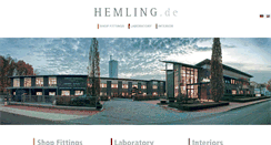 Desktop Screenshot of hemling.de