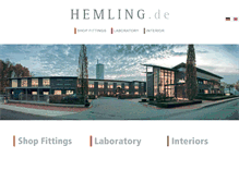 Tablet Screenshot of hemling.de